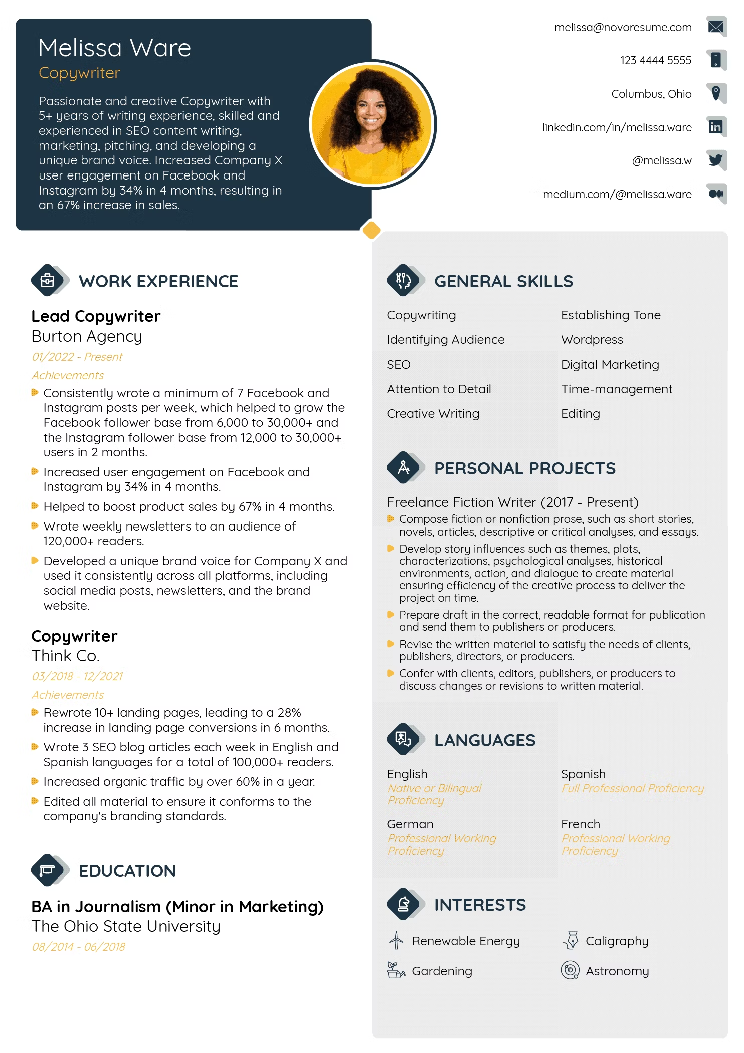 AI Resume Analysis Screenshot